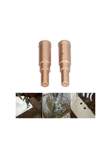 Youtek 16mm Elmas Matkap Ucu, Büyük Talaş Çıkışlı, Yüksek Tork, Cam, Fayans, Taş, Mermer İçin Sıkıcı Delme Aleti 2 Adet