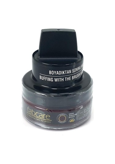 Fabcare Cam Kavanoz Krem Deri Ayakkabı Boyası - Bordo - Bordo