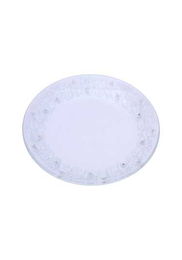 Camhare Dantel Platin Tabak 10368