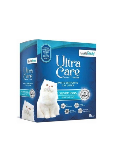 BentySandy Ultra Care Series Gümüş İyonlu Kedi Kumu 8 L