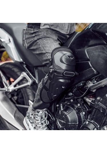 Evrensel Motosiklet Ve Bisiklet İçin 4 Parça Diz Ve Dirsek Koruyucu Seti - Eva/pu Malzeme