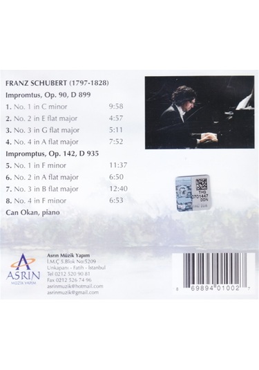 Can Okan - Schubert - Impromptus (Cd)