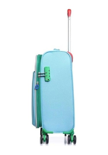 United Colors Of Benetton Ultra Light Hafif Lüx Kumaş Orta Boy Valiz Turkuaz Bnt2100 Turkuaz