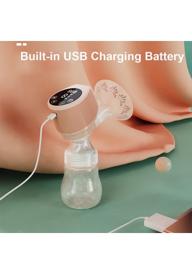 Entegre Elektrikli Göğüs Pompası Emzirme İçin 3 Mod Ve 9 Ayarlanabilir Emme Seviyesi Düşük Gürültü Geri Akış Önleyici 150ml Süt Şişesi İle Dahili Pil