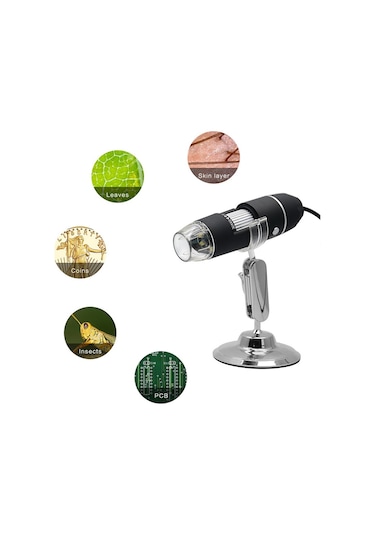 Bushman 1000x 2.mp Usb Cmos 8 Led Digital Mikroskop