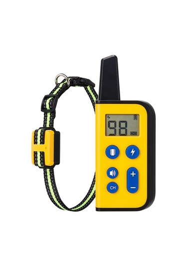 Geeroyoo Ses Kontrollü Köpek Eğitim Tasması - Uzun Pil Ömrü Ve Şarj Edilebilir, Su Geçirmez, Sarı Renk Seçeneği