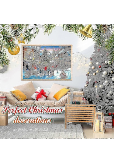 2023 Advent Takvimi Yetişkin Oyuncakları İçin Yapboz Bulmacaları Kadınlar Ve Erkekler İçin Noel Hediyeleri 1000 Parçalık Yapboz