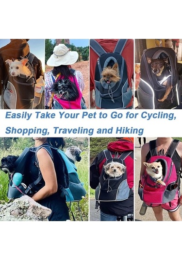 Jialan Köpekler İçin Pet Köpek Taşıma Çantası Taşıyıcı Sırt A