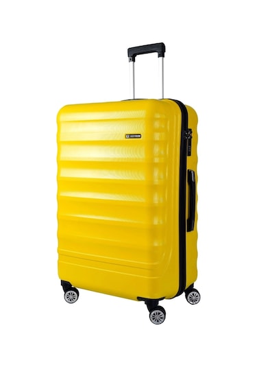 Vegmann Delphin Sarı Büyük Boy Valiz