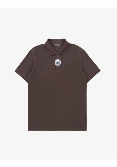 Pierre Cardin Erkek Koyu Kahverengi Tişört Basic 50321128-vr084