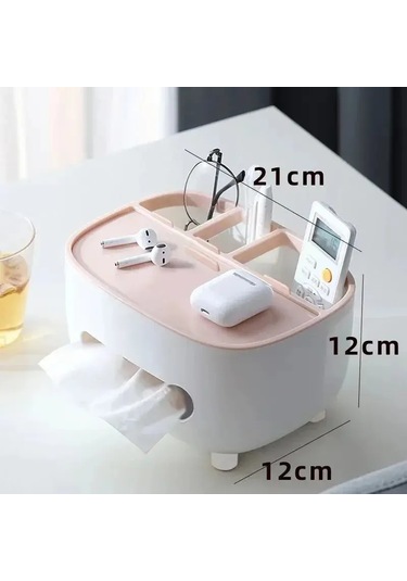 Yuntech01 Kolleksiyonu Sakla, Stili Artır: Kuzey Avrupa Tarzı Kuru Kağıt Kutusu, Ev Ofis Masaüstü Uyumlu, Uzaktan Kumanda Depolama, Dayanıklı Plastik, Pembe Rengi