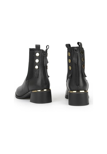 Ziya, Kadın Hakiki Deri Bot 1531050z26103552k Siyah 1531050z26103552k 000 Siyah