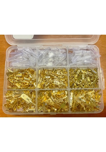 Maasco 680 Adet Sarı Dışı+erkek İzolesiz Terminal 6,3-4,8-2,8