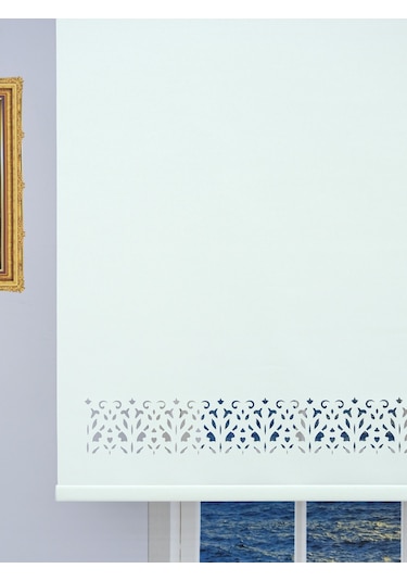 Lazer Stor Perde - İthal Mat Kalın Stor Beyaz