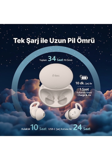 Ttec AirBeat 2KM173  Dream Gerçek Kablosuz TWS Bluetooth Kulakiçi Kulaklık