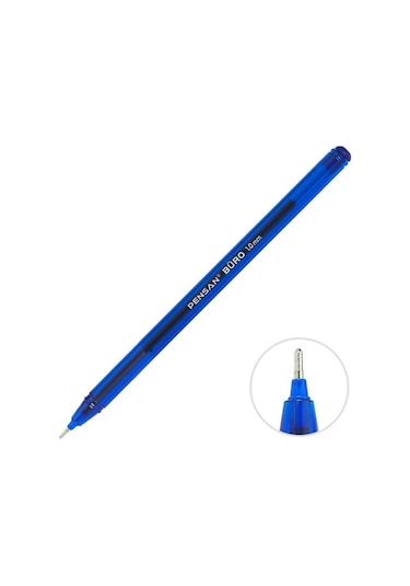 Pensan 2270 Büro 1 MM Tükenmez Kalem 50'li Mavi Siyah Kırmızı Seçenekli