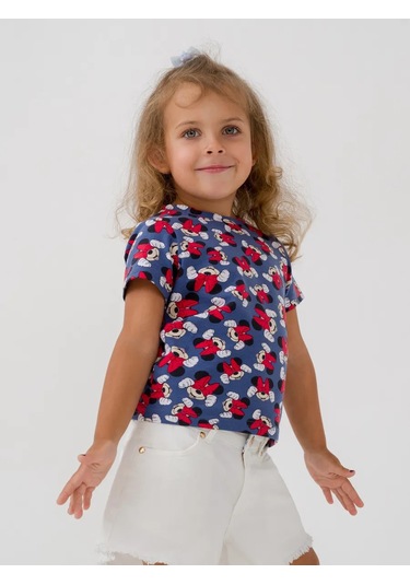 Natıvıa Baskılı Tişört 409974472 Mavi