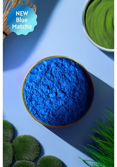 Mim And More Blue Matcha Mavi Spirulina Superfood Matcha Tozu 100 G