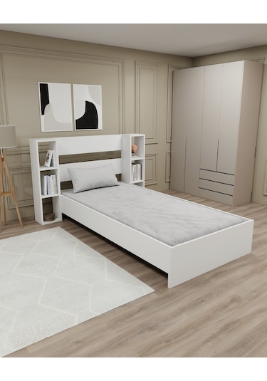Arnetti Smart Karyola 90x190 Yatak Uyumlu Beyaz