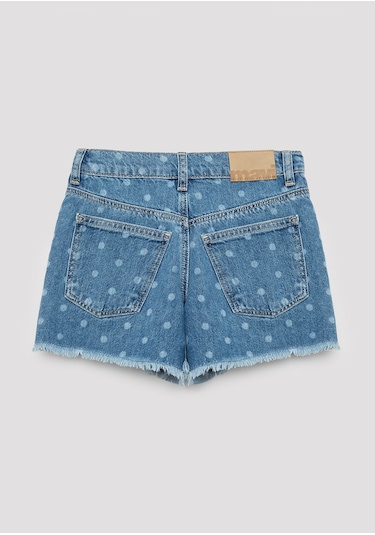 Mavi - Melora Polka Dot Mavi Jean Şort 7410655-a3339