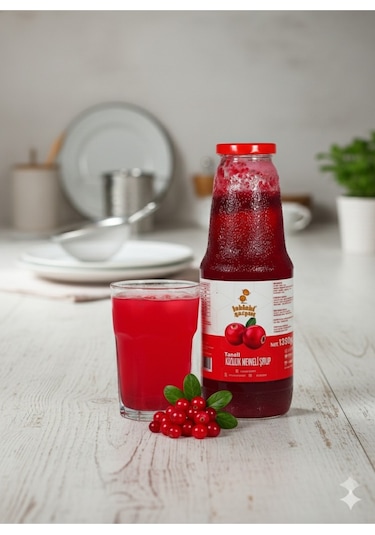 Leblebi Çarşısı Taneli Kızılcık Şurubu 1350 G