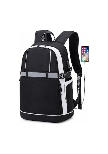 Okul Çantası İlkokul Öğrencileri İçin Hafif Ve Dayanıklı Sırt Çantası Siyah