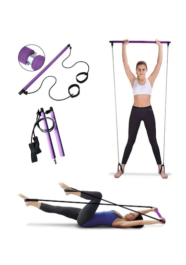 Avessa Squat Pilates Jimnastik Egzersiz Çubuğu Portable Studio Squat Bar