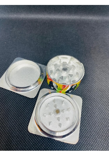 BobMarley 3Parça Metal TutunÖğütücü Grinder //4,5cm