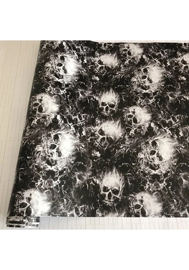 50x300 Cm Kendinden Yapışkanlı Araba Sticker Bomba Wrap Folyo Jdm Kafatası Graffiti Karikatür No 13 20cm X 152cm 1 Piece Set