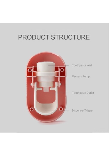 Fosenze Mavi Vakum Teknolojili Diş Macunu Sıkacağı, Duvar Montajı, Kolay Kullanım, Yıkanabilir Ve Dayanıklı Diğer