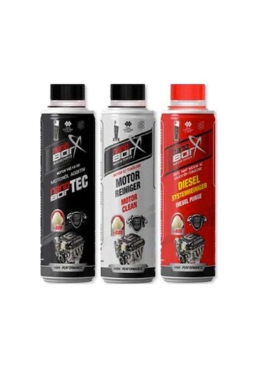 Nanoborx Motor Yağ Kat.+dizel Yakıt Kat.+motor Içi Tem. 300 Ml