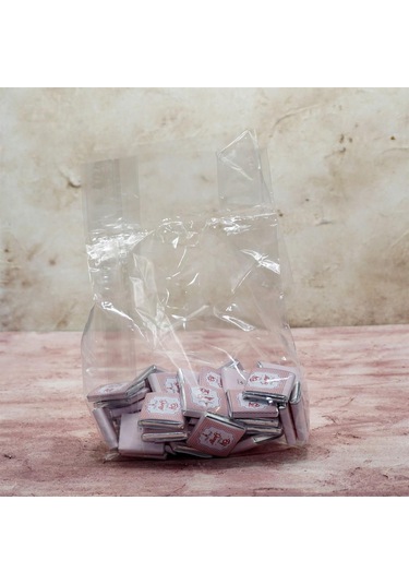 Nin Kız Bebek Dökme Bebek Çikolatası Pembe Çizgi 170 Adet Napoliten Çikolata