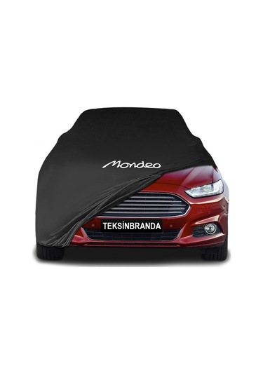 Ford Mondeo 4 Hatchback Siyah Kumaş Araba Brandası Logolu Penye Branda Oto Branda