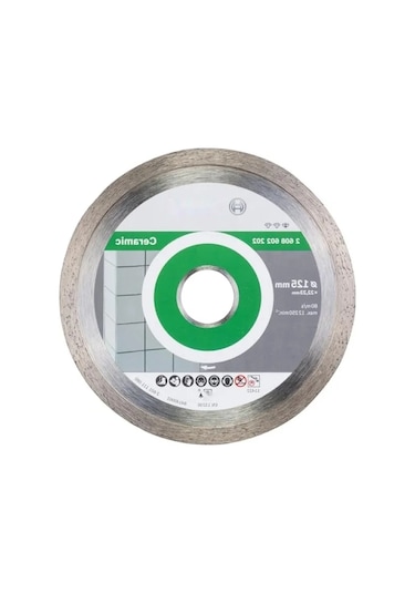 Elmas Kesme Diski, 125 Mm, Seramik İçin -