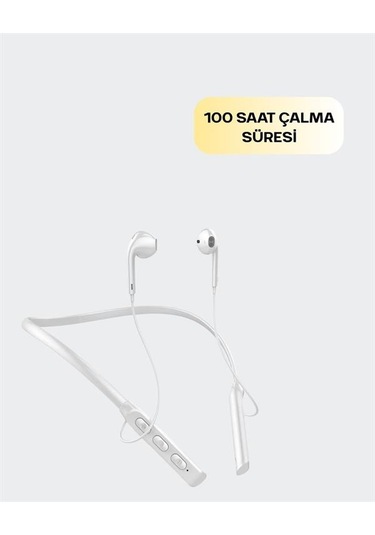 Boyun Askılı Kulaklık 100 Saat Kullanım Süresi, Ergonomik Tasarım
