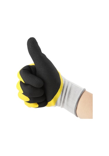 Geeksen Ergonomik Taşınabilir Çift Eldiven - Nemi Emici Pamuk İplik, Anti-kayma Yastık, Bahçe Bakımı, Tarım Ve Bakım İşleri İçin Dayanıklı