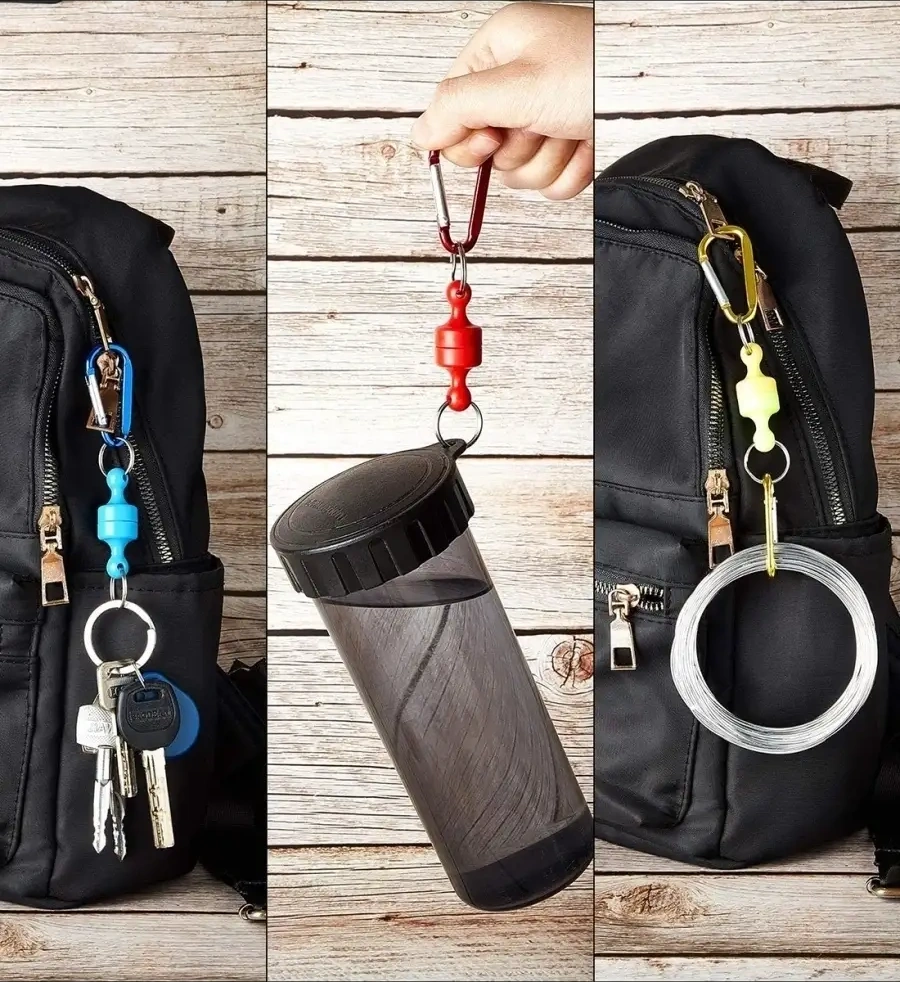 Fıshroom Balıkçılık İçin Manyetik Kilitli Anahtarlar İçin Taktik Karabina 18542208