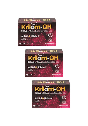 Krilom Qh 3 x 30 Yumuşak Kapsül