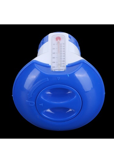 Gajeena 5 İnç Abs Havuz Kimyasal Dağıtıcı - Termometreli Klor Dağıtıcı, Su Sıcaklığı Ölçer, Havuz Ve Jacuzzi İçin Dayanıklı