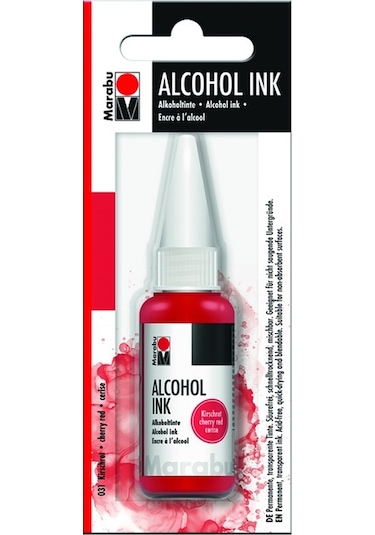 Marabu Alkol Bazlı Mürekkep 20 Ml. Cherry Red Ma-12160059031