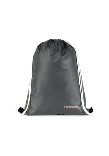 Rakerplus Antrasit 32x45 Cm Su Geçirmez Büzgülü Krampon Ve Spor Çantası Gri