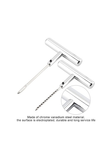 Fastbuy Özellikle Krom Vanadyum Çeliğinden Yapılan Oto-motosiklet-mountain Bike Vakum Lastik Tamir Aleti Seti, Pas Koruma Ve