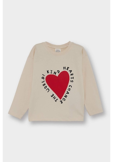 Defacto Kız Bebek Bisiklet Yaka Kalp Desenli 2li Uzun Kollu Tişört F1416a525aurd79 Kırmızı Defacto Kız Bebek Bisiklet Yaka Kalp Desenli 2li Uzun Kollu Tişört F1416a525aurd79 Kırmızı