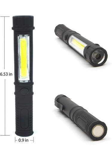 Mıknatıslı Çalışma Feneri Oto Kaporta Motor Tamirci Feneri Çok Renkli