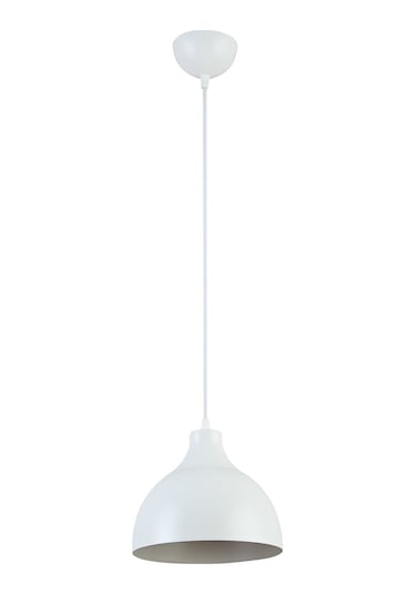 Vega Modern Tasarım Cafe Mutfak Salon Beyaz Renk Tekli Avize 20cm Çap Diğer