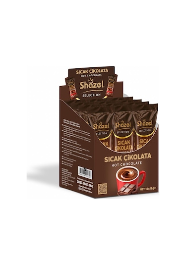 Shazel Sıcak Çikolata 18 Gr X 12 Adet Diğer
