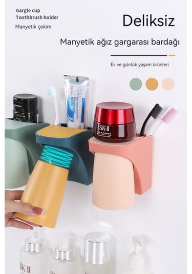 Westworld Yuvarlak Duvara Monte Tuvalet Fırçası Ve Buzlu Cam Tuvalet Fırçalığı Ahşap