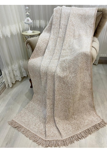 Özlü Home Kol Kapatan Lüks Pamuklu Koltuk Örtüsü 170X350