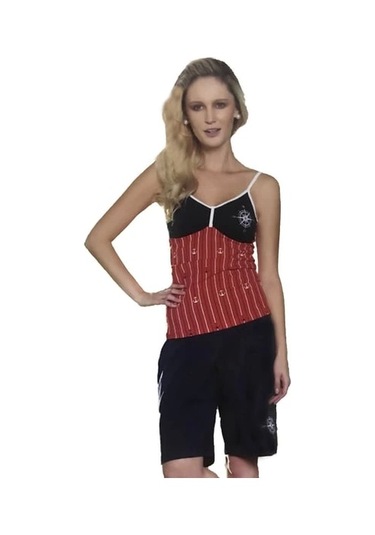 Kadın Denizci Şortlu Takım 2488 Beyaz