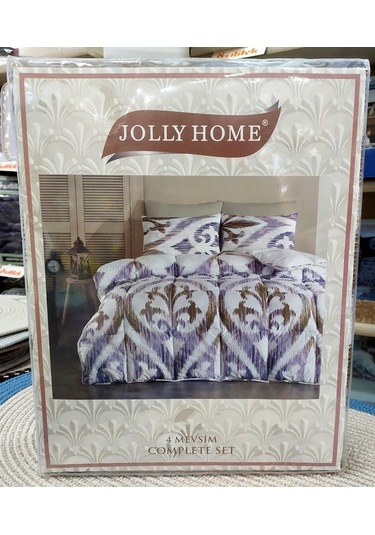 Jolly Home 4 Mevsim Tek Kişilik Kapitoneli Nevresim Takımı-arya M